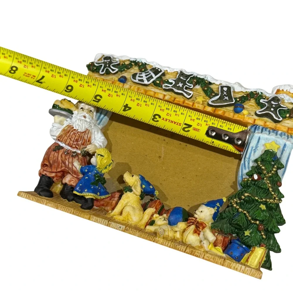 Christmas Santa Claus 3D Resin Picture Frame 3.5x5